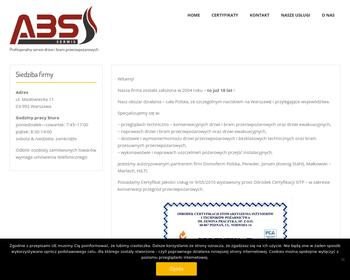 ABS Systemy Przeciwpożarowe Sp  z o o_