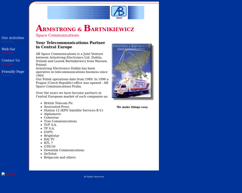 ARMSTRONG iamp; BARTNIKIEWICZ Space Communications_