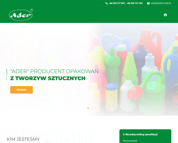 Zakład Produkcyjno-Handlowy ADER Jolanta Gwóźdź Zakład Pracy_