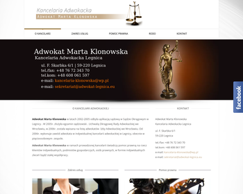 Kancelaria adwokacka  Adwokat Marta Klonowska_