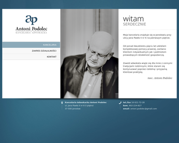 Kancelaria adwokacka  Podolec Antoni_ adwokat