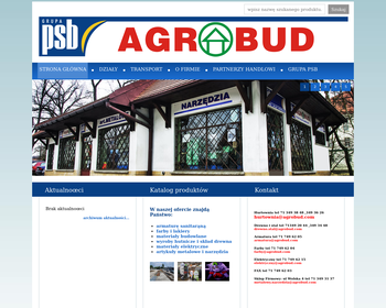Agrobud  Hurtownia materiałów budowlanych_