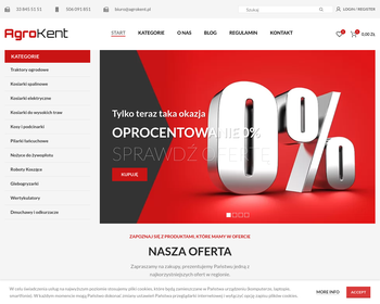 Agrokent - sprzedaż_ serwis sprzętu ogrodniczego
