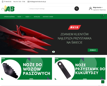 Agrotechnika-Brudz : systemy tnace dla rolnictwa_ noże