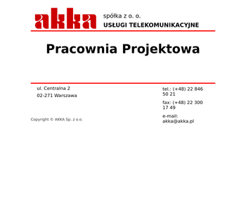 AKKA Usługi Telekomunikacyjne Sp  z o o_