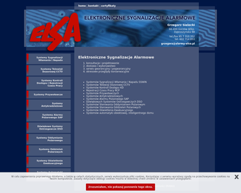 ELSA Elektroniczne Sygnalizacje Alarmowe_
