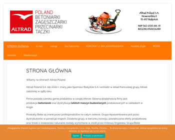 ALTRAD SPOMASZ SA_