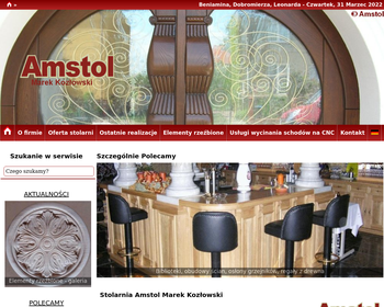 Amstol Marek Kozłowski - stolarka budowlana i meblowa: schody_ okna