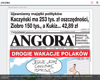 Angora  Przegląd Wydawnictw i Prasy Krajowej Redakcja Tygodnika i Dział Reklamy_