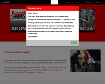 Anoda  Akumulatory_ serwis