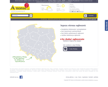 ANONSE Gazeta Bezpłatnych Ogłoszeń Wydawnictwo Prasowe Jezierski_