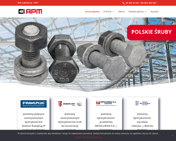 APM Piotr Drózd S J  Hurtownia Wyrobów Metalowych_