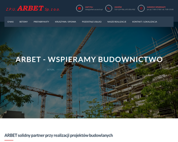 Arbet Sp  z o o  Beton_ materiały budowlane