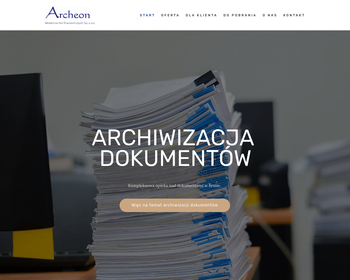 Archeon Sp  z o o  Składnica akt pracowniczych_
