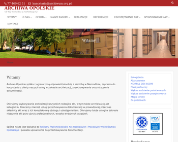 Archiwa Opolskie Sp  z o o_