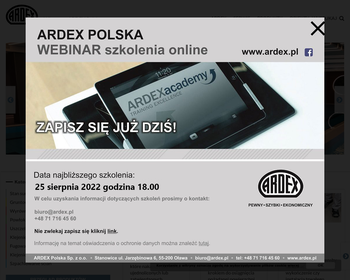 ARDEX Polska Sp  z o o_
