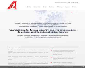 Arkada Sp  z o o  Firma budowlana_