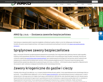 Arko Sp  z o o  Zawory bezpieczeństwa_ odcinające