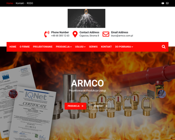Firma ARMCO Projektowanie-Produkcja-Usługi_