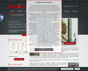 Arnika Sp  z o o  Zabezpieczenia antykorozyjne stali_remonty obiektów przemysłowych