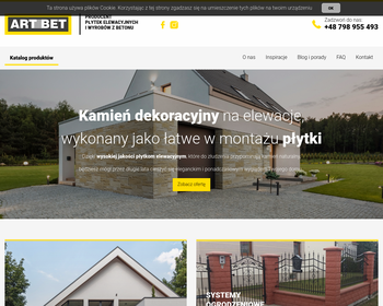 Art-Bet  Producent płytek elewacyjnych i elementów ogrodzeniowych  Szwalec J_