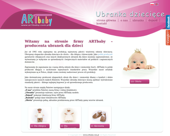 Artbaby  Odzież dziecięca_ niemowlęca