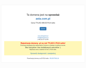 ASTA Sp  z o o_