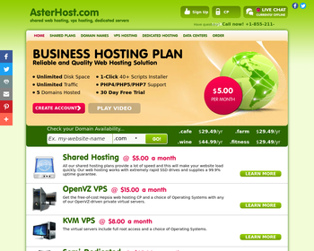 Asterhost com - Your hosting partner_