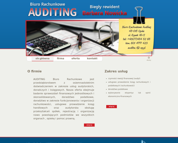 Auditing  Biuro rachunkowe  Biegły rewident  Barbara Nowicka_