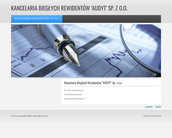 Kancelaria Biegłego Rewidenta AUDYT Sp  z o o_