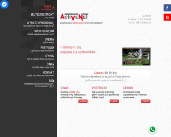 ACTIVENET: projektowanie stron internetowych_ tworzenie witryn www