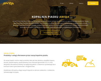 Awida Sp  z o o  Kopalnia piasku  Usługi transportowe_