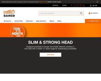 BAHCO TOOLS Sp  z o o_