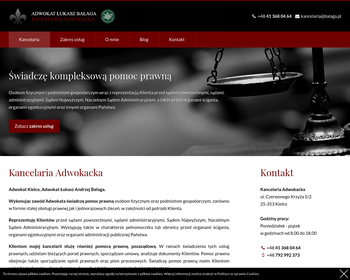 Adwokacka kancelaria  Bałaga Łukasz_ Bałaga-Kupis Agnieszka