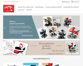 BAMBI Banaszkiewicz producent wózków dziecięcych i dla lalek_