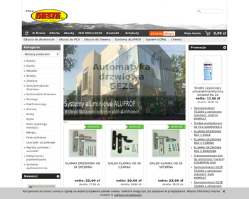 Basta  Sprzedaż profili aluminiowych  System Aluprof_