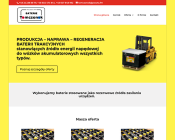 Baterie Tomczonok  Ogniwa_ baterie trakcyjne i stacjonarne