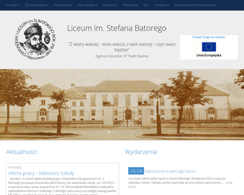 Liceum Ogólnokształcące nr II im  S  Batorego_