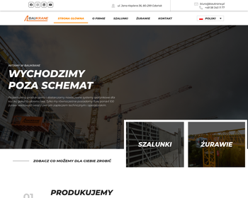 Baukrane Sp  z o o  Sprzęt budowlany_ wynajem sprzętu i maszyn budowlanych