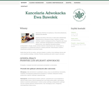 Bawołek Ewa  Kancelaria adwokacka_