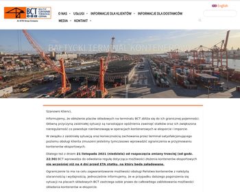 BCT-Bałtycki Terminal Kontenerowy Sp  z o o_