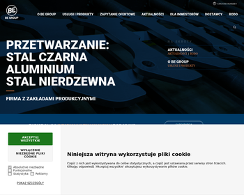 BE Group Sp zo o  Sprzedaż stali i metali kolorowych_