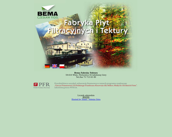 Fabryka Płyt Filtracyjnych i Tektury BEMA_