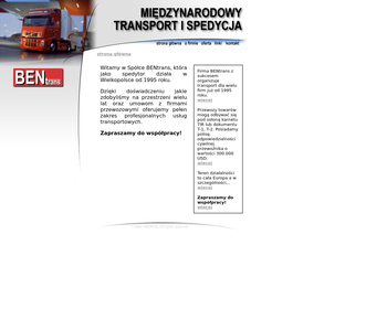Międzynarodowy Transport i Spedycja BENtrans Sp  z o o_