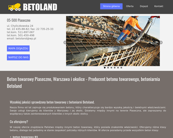 Betoland  Beton towarowy_ wyroby z betonu