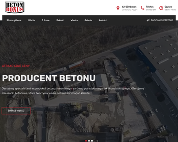 Beton Bonus  Producent betonu towarowego drogowego_ bloczki betonowe