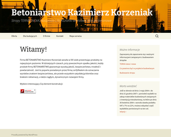 Betoniarstwo  Korzeniak Kazimierz_
