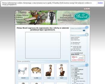 Zakład Artykułów Dekoracyjnych BeZet - figury dekoracyjne _ fontanny ogrodowe 