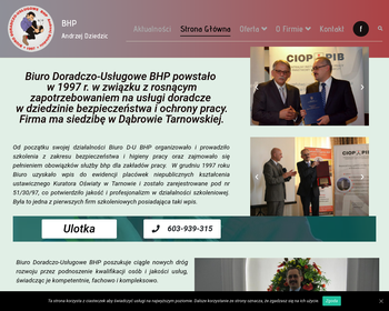 Dziedzic Andrzej  Usługi BHP_