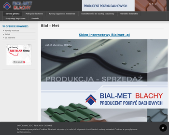 Bial-Met  Producent blachodachówki i blach trapezowych_